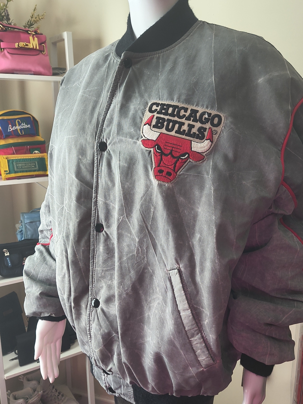 Vintage 90s Starter Chicago Bulls NBA Jacket Made USA